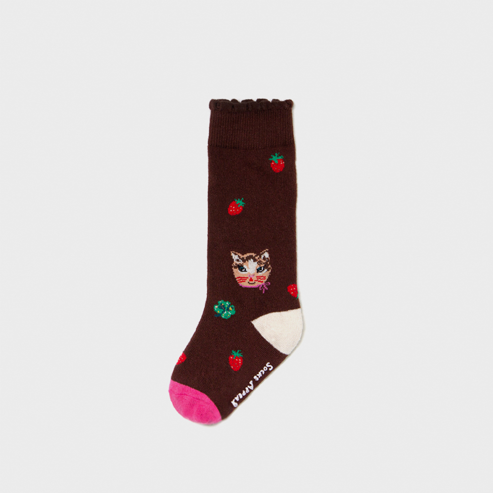 socks chocolate color image-S1L8