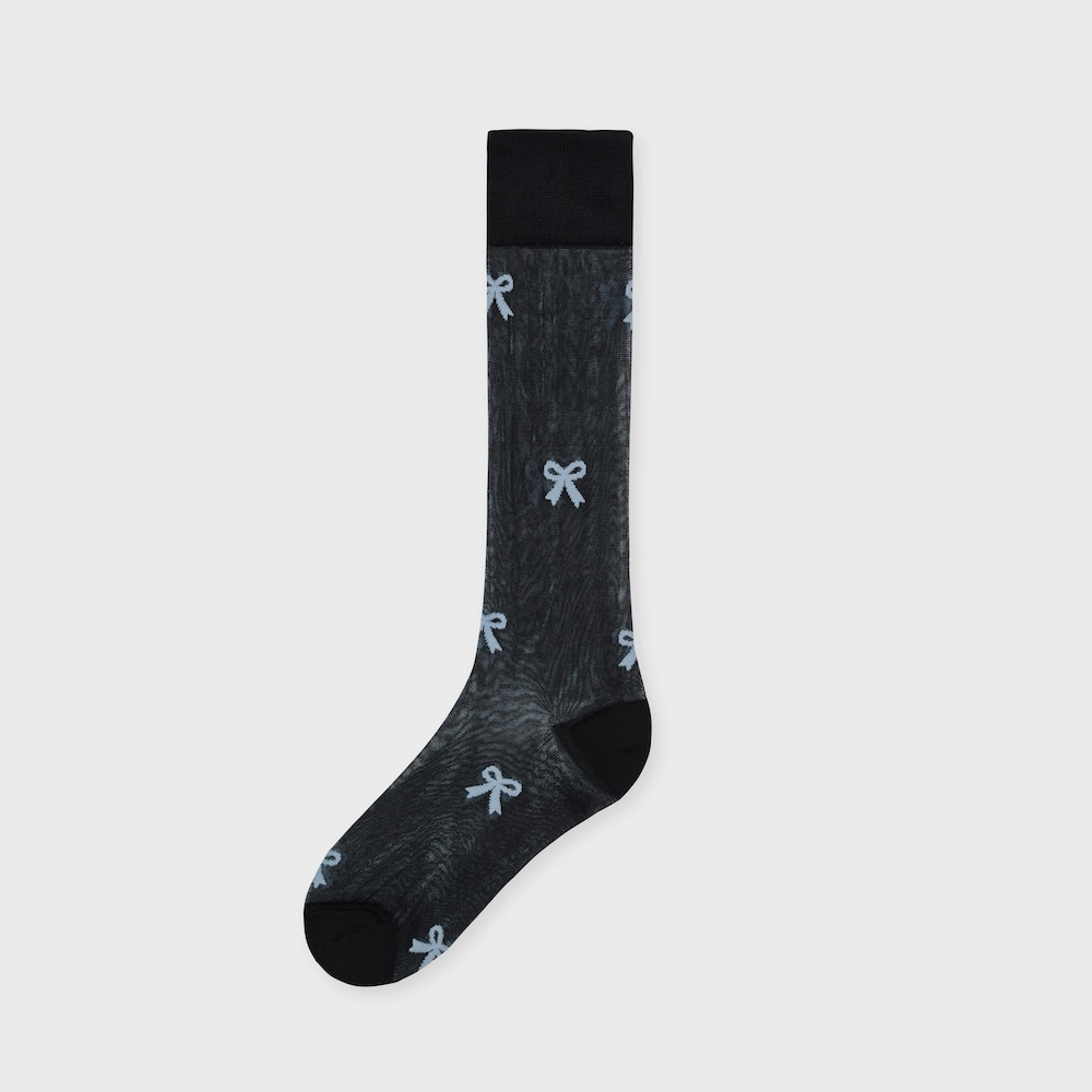 socks charcoal color image-S1L47