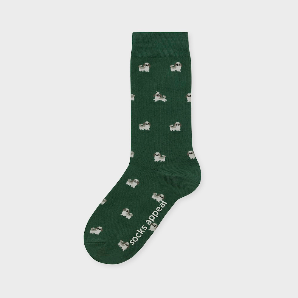 socks green color image-S1L10