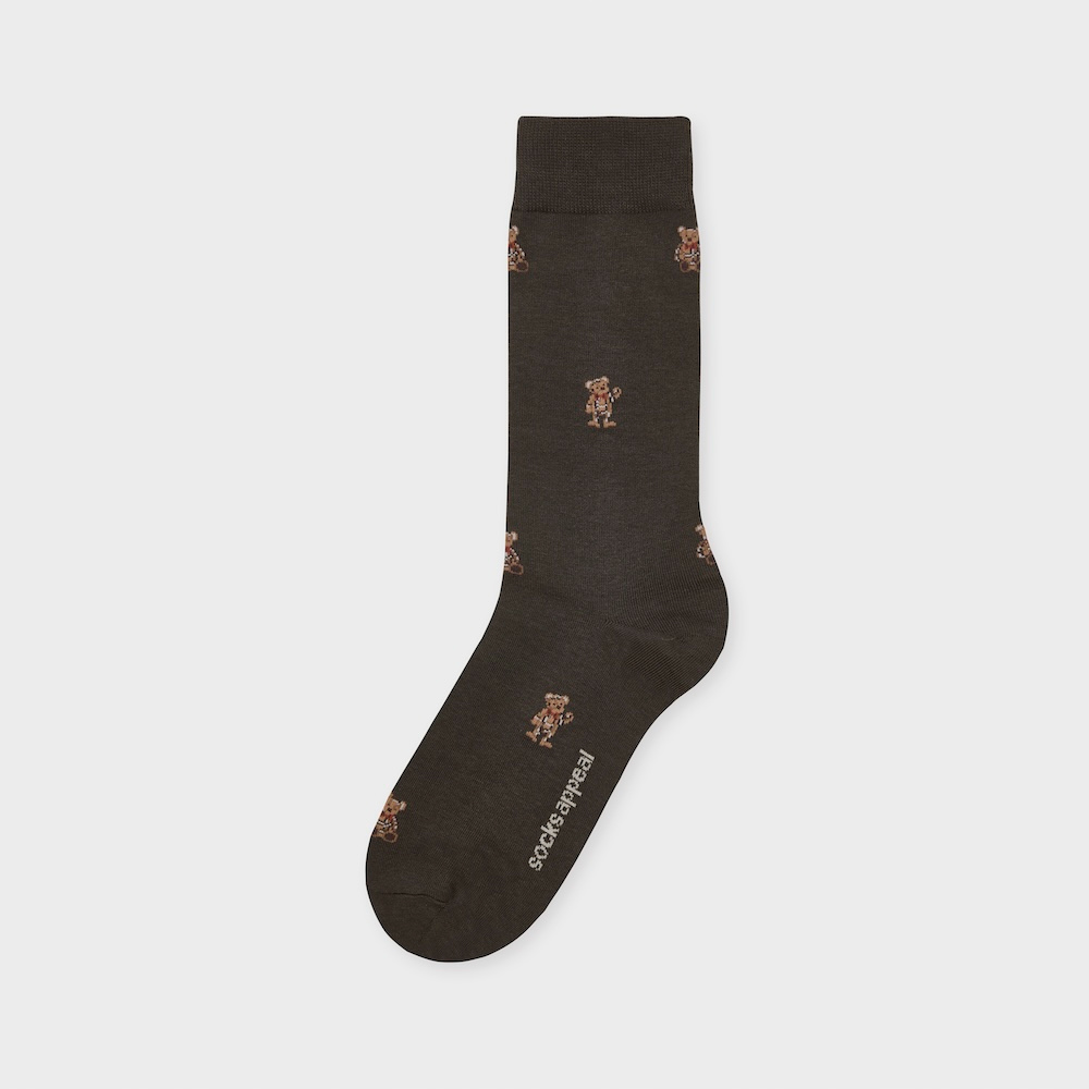 socks brown color image-S6L8