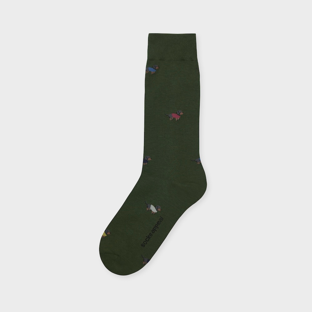 socks khaki color image-S6L4