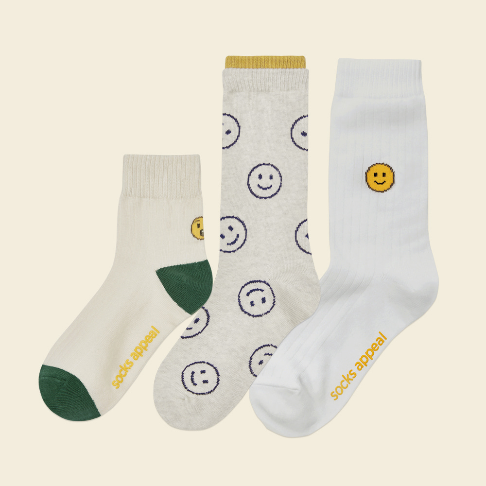 emoji socks 3pack SET