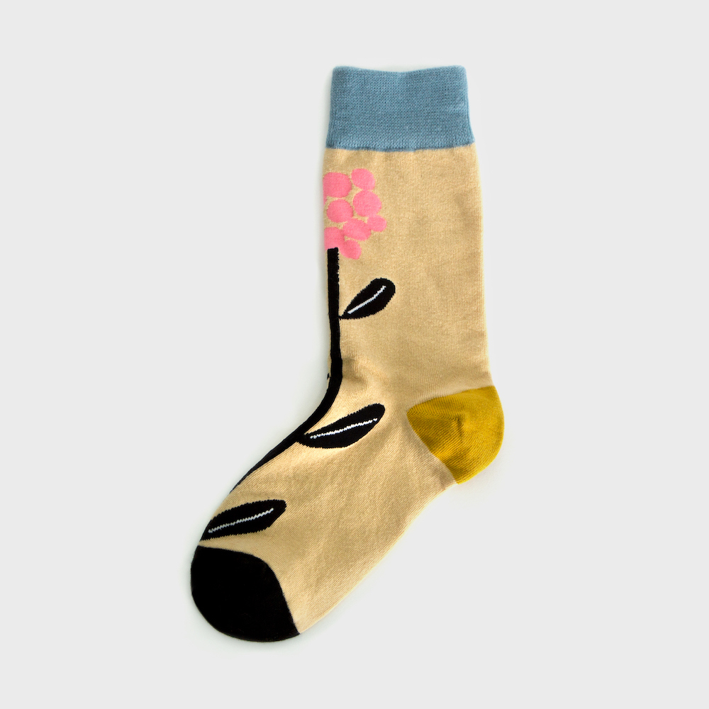 socks mustard color image-S1L19
