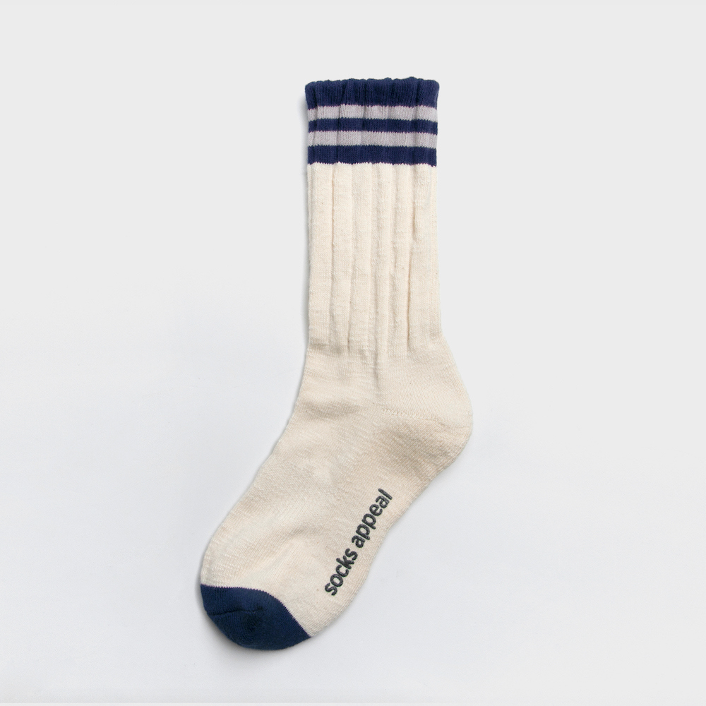socks cream color image-S2L8