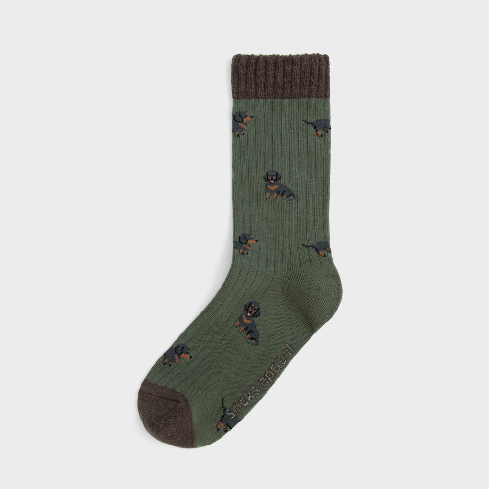 socks khaki color image-S1L9