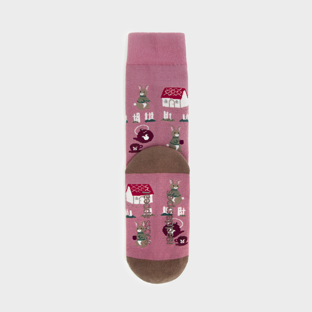 socks pink color image-S1L10