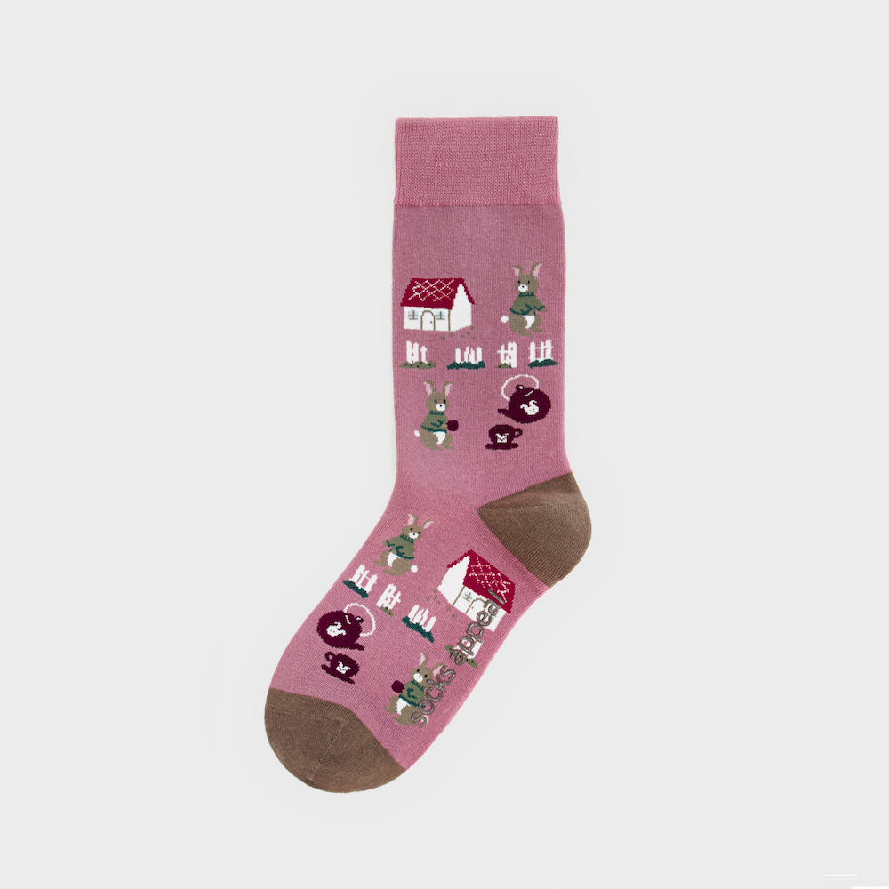 socks pink color image-S2L15