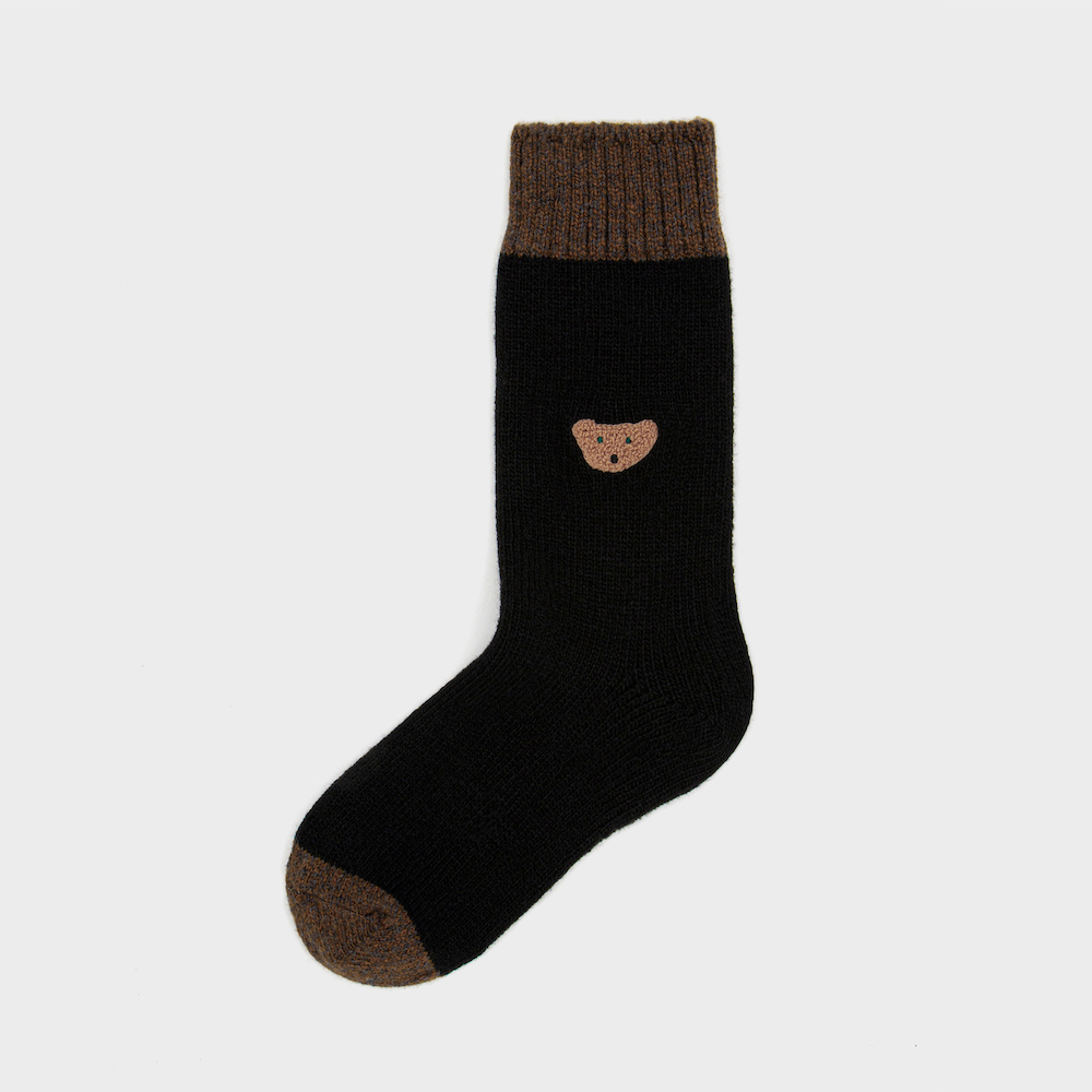 socks charcoal color image-S1L112