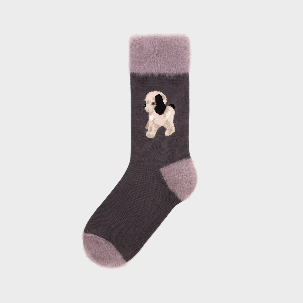 socks white color image-S1L128
