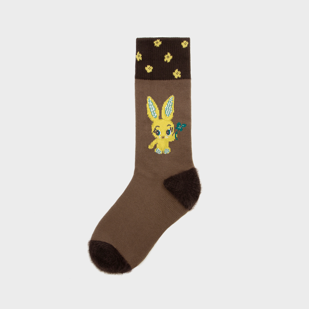 socks brown color image-S1L144
