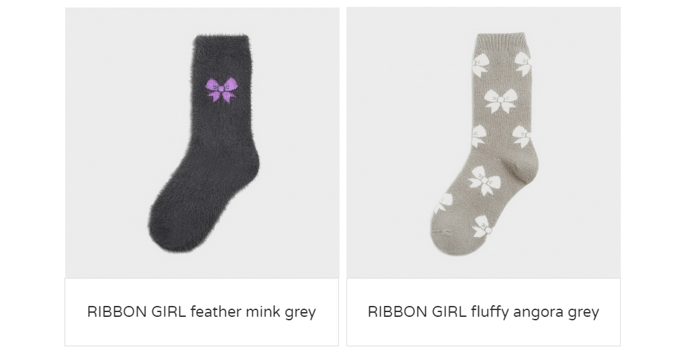 socks grey color image-S1L43