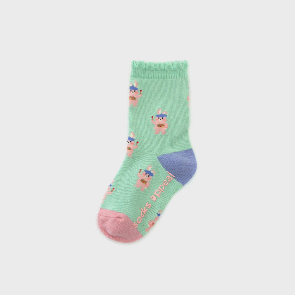 socks mint color image-S1L13