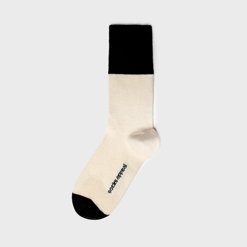 socks cream color image-S12L10
