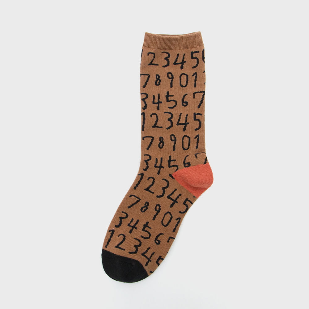 socks brown color image-S7L7