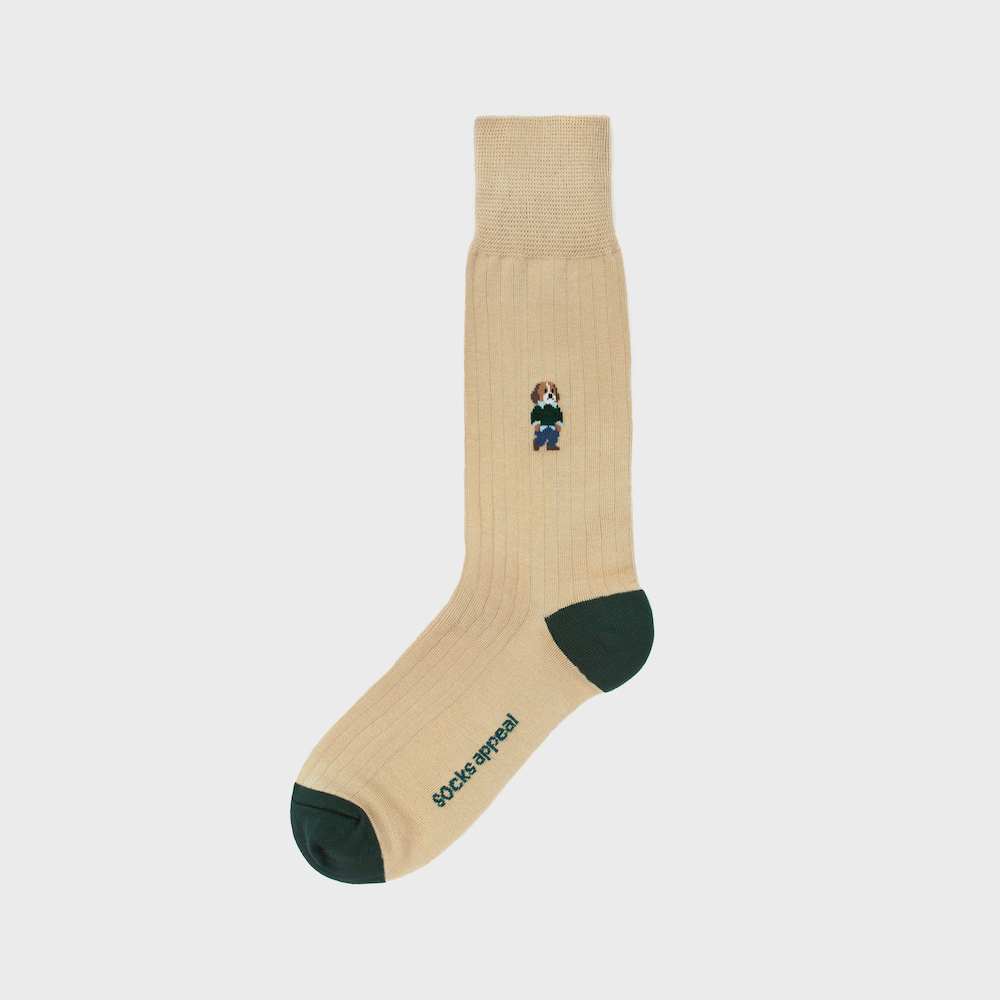 socks mustard color image-S3L10