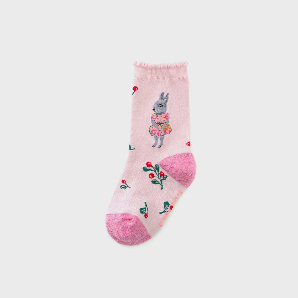 socks baby pink color image-S9L3