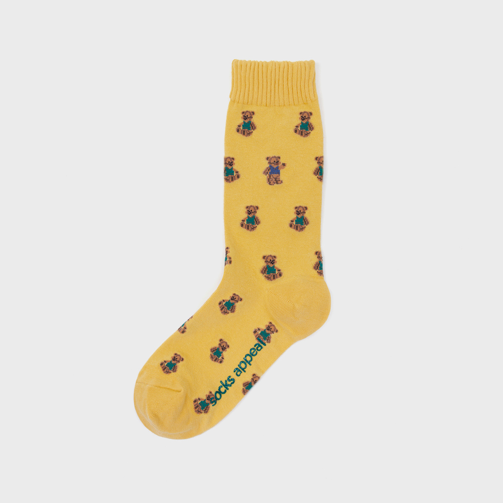 socks mustard color image-S1L50