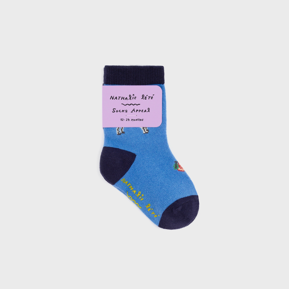 socks blue color image-S1L25