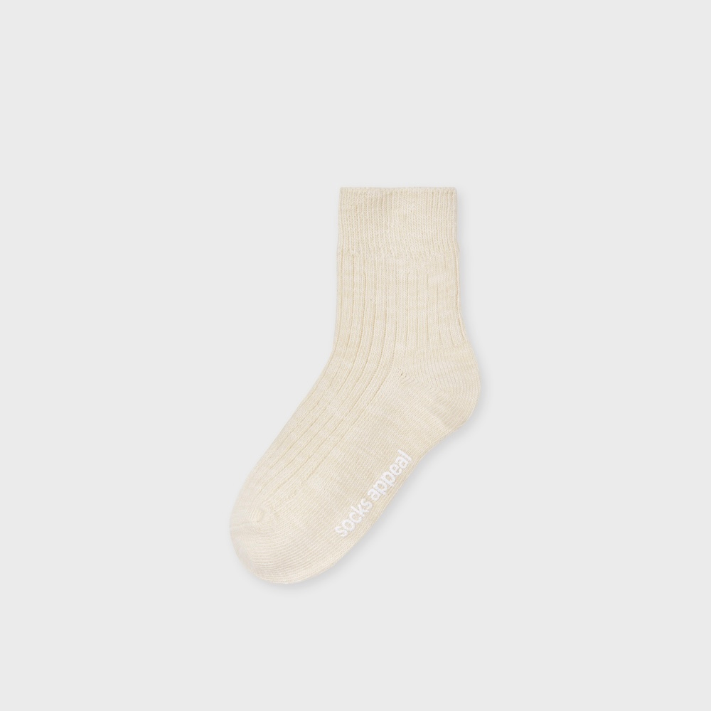 socks cream color image-S1L47