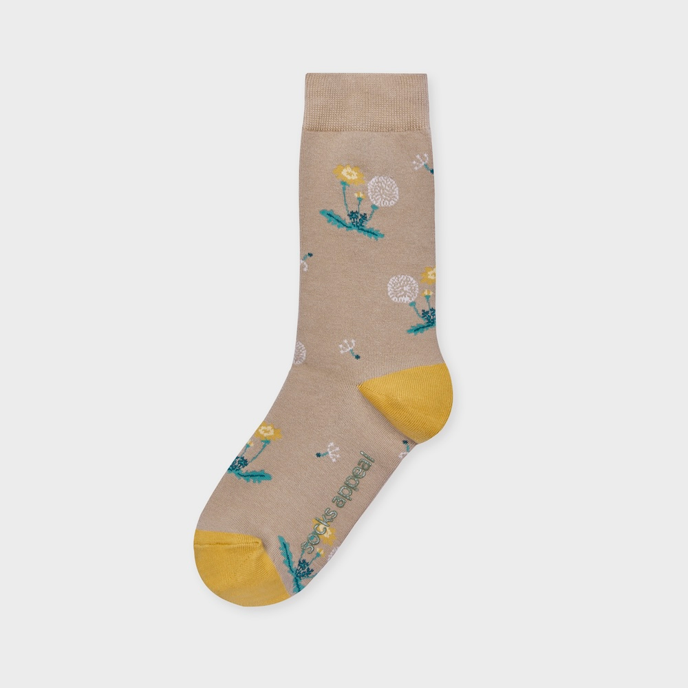 socks cream color image-S1L76
