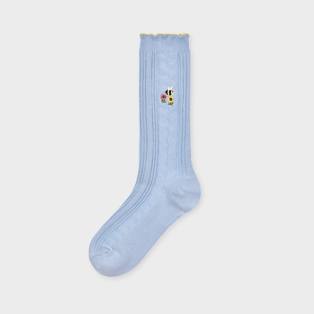 socks lavender color image-S1L61