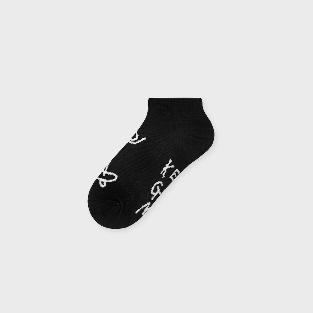 socks charcoal color image-S1L39