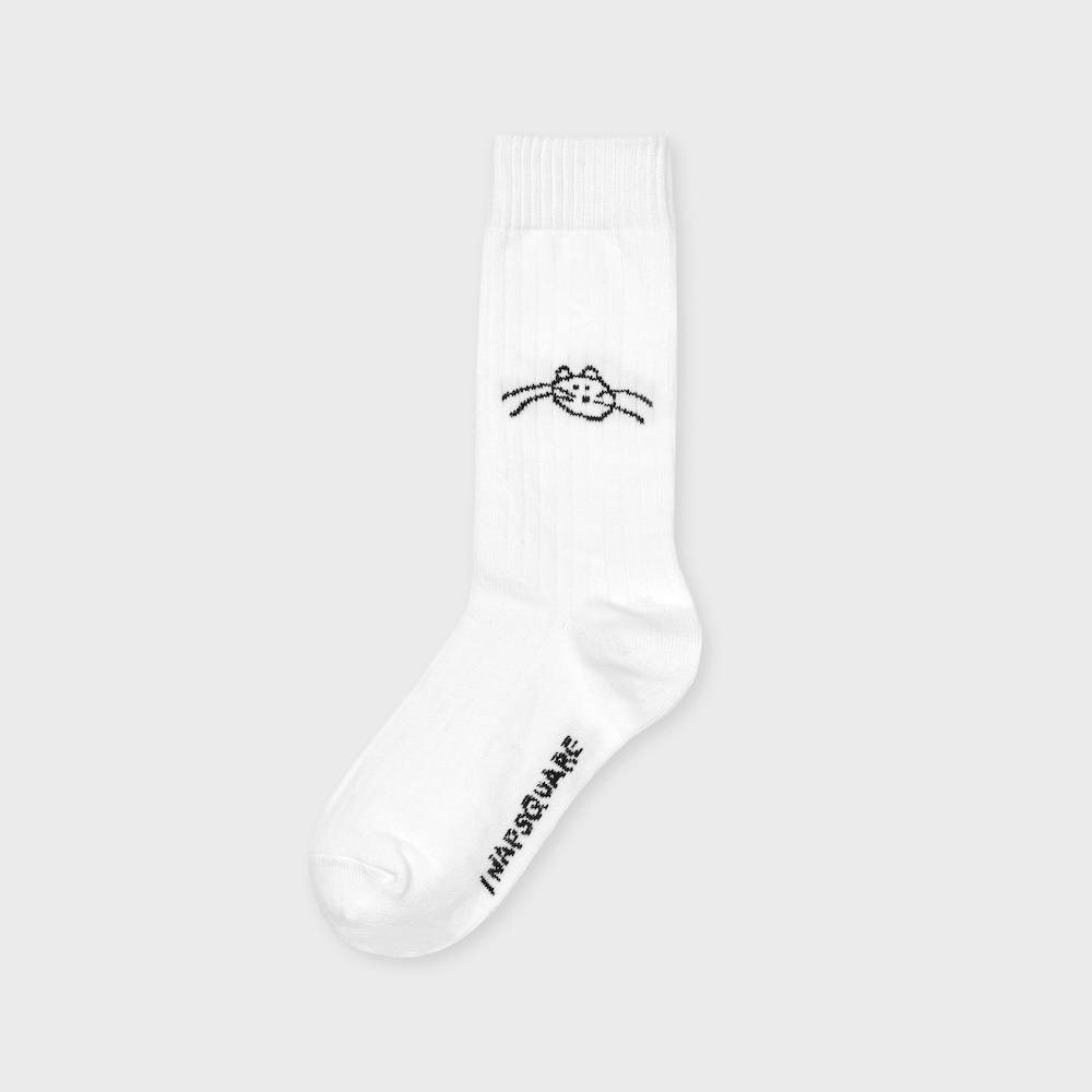 socks white color image-S1L43